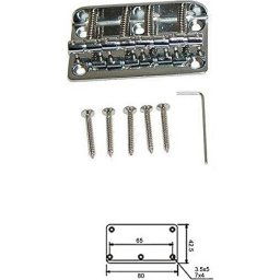 Kobylka na basgitaru BBR1-CR 4-strunová Dr.Parts