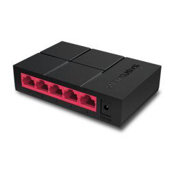 MERCUSYS MS105G 5-port 101001000M mini Desktop Switch, 5 101001000M RJ45 ports, Plastic case MS105G
