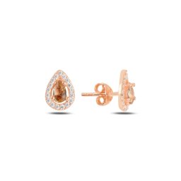 Olivie Strieborné náušnice ROSE SULTANIT 5734