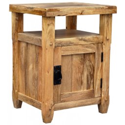 indickynabytok.sk - Nočný stolík 45x60x40 Devi indický masív mango