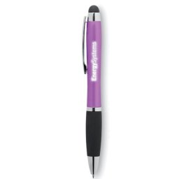 Svietiace guličkové pero Lighten Fuchsia + Možnosť GRAVÍROVANIA