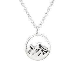 Olivie Strieborný náhrdelník SILVER MOUNTAIN 2255