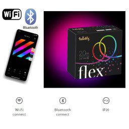 LED Smart svetelný pás 2m - Twinkly Flex - 192 ks RGB + BT + Wi-Fi