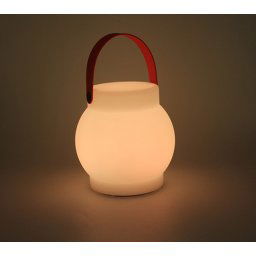 Prenosná LED lampa s rúčkou + 8 farebných módov + IP44 krytie (exterier / interier)
