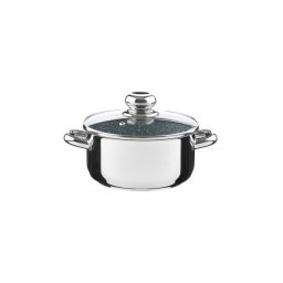 Kolimax Kastról CERAMMAX PRO STANDARD s pokrievkou, priemer 18 cm, objem 2.0 l, keramický povrch šedý granit