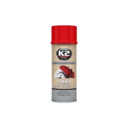 Farba na brzdové strmene a bubny K2 BRAKE CALIPER PAINT 400ml Červená