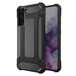 MG Hybrid Armor plastový kryt na Samsung Galaxy S22 Ultra, čierny