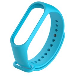 Tactical 514 Silikónový Remienok pre Xiaomi Mi Band 3/4 Blue (EU Blister) 8596311086939