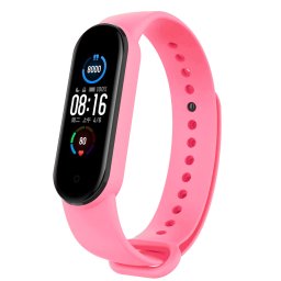 Tactical 655 Silikónový Remienok pre Xiaomi Mi Band 5 / Mi Band 6 Rose (EU Blister) 8596311114427