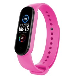 Tactical 659 Silikónový Remienok pre Xiaomi Mi Band 5 / Mi Band 6 Pink (EU Blister) 8596311114441