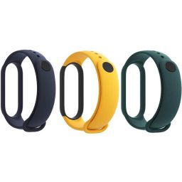 Xiaomi Mi Band 5 řemínky Blue,Yellow,Green 6934177724046