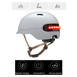 Smart prilba na bicykel - automatické LED svetlo + svetlo brzdenia