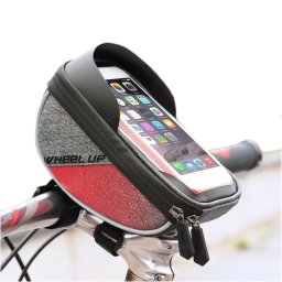 Púzdro na mobil na bicykel vodotesné s TPU dotykovou obrazovkou do 6"