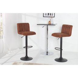LuxD Barová stolička Pretty vintage hnedá / 109 cm