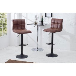 LuxD Barová stolička Modern vintage hnedá