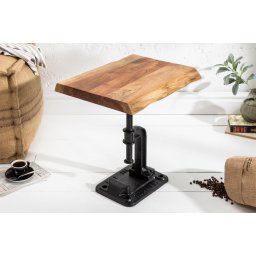 LuxD Dizajnový odkladací stolík Unity, 43 cm, akácia