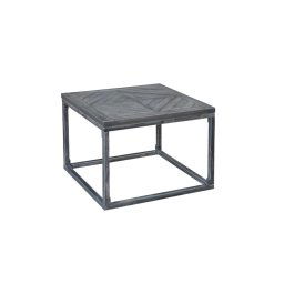 LuxD Odkladací stolík Allen Home, 60 cm, sivé mango