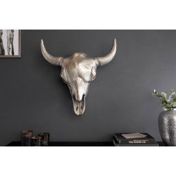 LuxD Nástenná dekorácia Randal 56 cm strieborná