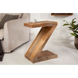 LuxD Odkladací stolík Adalet Z 45 cm Mango