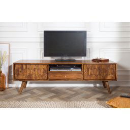 LuxD Dizajnový TV stolík Justice, 140 cm, sheesham