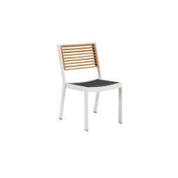 Higold Záhradná jedálenská stolička HIGOLD - York Dining Chair White/Black