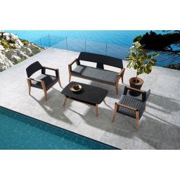 Higold Záhradná zostava HIGOLD - Sheldon Lounge Black Olefin