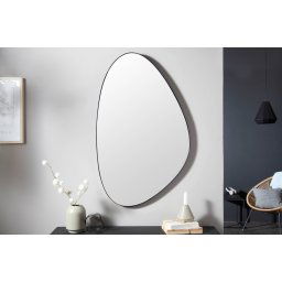 LuxD Dizajnové nástenné zrkadlo Daiwa čierne x 25154