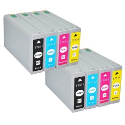 Epson T7011 - T7014 kompatibilné kazety (8-pack)