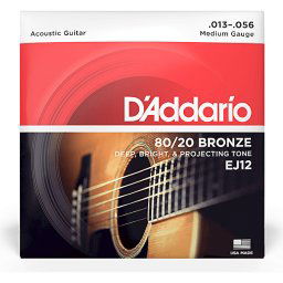 Struny na akustickú gitaru 13-56 EJ12 D´Addario