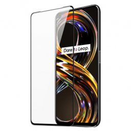 DUX DUCIS All Glass Full Screen ochranné sklo na Realme 8i, čierne