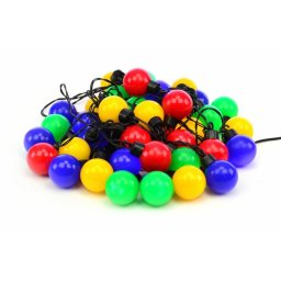 Farebné párty osvetlenie – vonkajšie – 40 LED