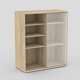 Drevona, Skrinka policová, 100cm, viac farieb, REA ALBERTA 02