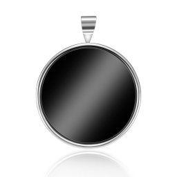Olivie Strieborný prívesok BLACK ONYX 6014