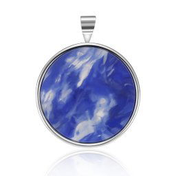 Olivie Strieborný prívesok BLUE SODALIT 6015