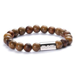 Olivie Korálkový náramok WOOD 6067