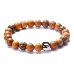 Olivie Korálkový náramok WOOD 6068
