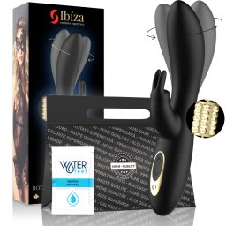 IBIZA POWERFUL PEARLED ROTATOR WITH RABBIT (D)