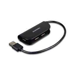 AXAGON HUE-X4B, 4x USB 2.0 READY hub, čierny HUE-X4B
