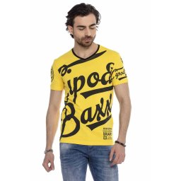 Tričko Cipo & Baxx CT635 yellow