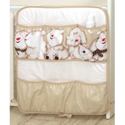 Mama Kiddies(R) Baby Bear vreckov organizr bledohned s adovm medvedkom