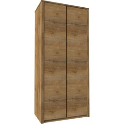 Skriňa, 90cm, kombinovaná, lefkas ciemny, MONTANA S2D