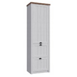 Skriňa, 61cm, kombinovaná, sosna andersen, lefkas ciemny, PROVANCE S1D2S