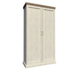 Skriňa, 97cm, vešiaková, sosna nordická, dub divoký, ROYAL S2D