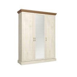 Skriňa, 157cm, kombinovaná, sosna nordická, dub divoký, ROYAL S3D