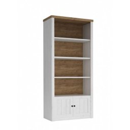 Regál, 90cm, sosna andersen, lefkas ciemny, PROVANCE R1