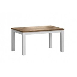Jedálenský stôl, 160x90cm, rozkladací, MDF, sosna andersen, dub lefkas, PROVANCE STD