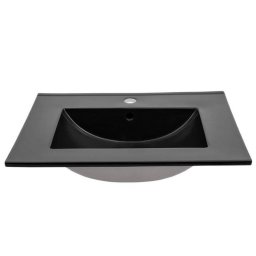 Umývadlo, 61cm, čierne, LAVA BLACK 60 UM-8003-60-BLACK DP