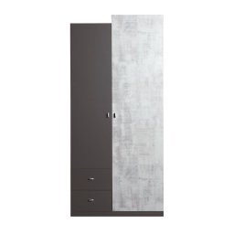 Skriňa, 90cm, vešiaková, grafit, enigma, TABLO TA3