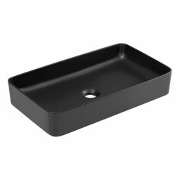 Umývadlo na dosku, 61cm, čierne, SLIM 2 UM 6275 61
