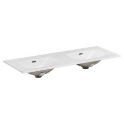 Umývadlo do kúpeľne, 121cm, biele, SKY 120D-8099